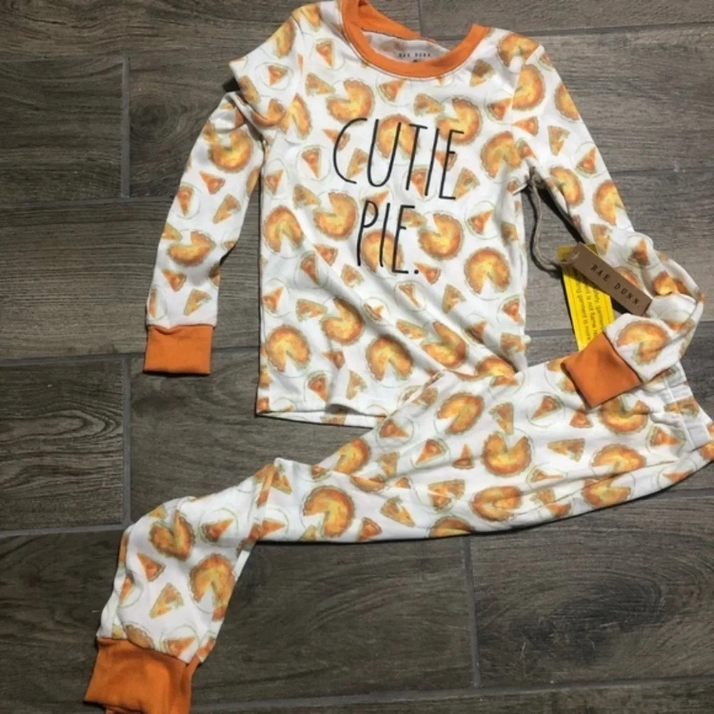 Rae Dunn girls CUTIE PIE pajama set